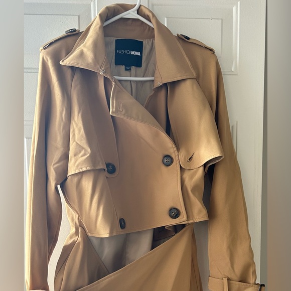 Fashion Nova, High Fashion, Unique Trench Coat - Picture 2 of 7